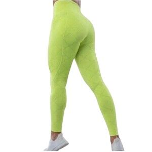 SHEFIT Boss Pocket Leggings, SilkSculpt Fabric - Neon Yellow (Arise) - Medium
